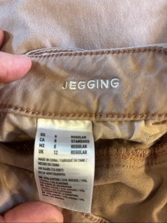 American Eagle Outfitters Blush Pink Women’s Jeggings Size 8 Super Stretch - Picture 4 of 7